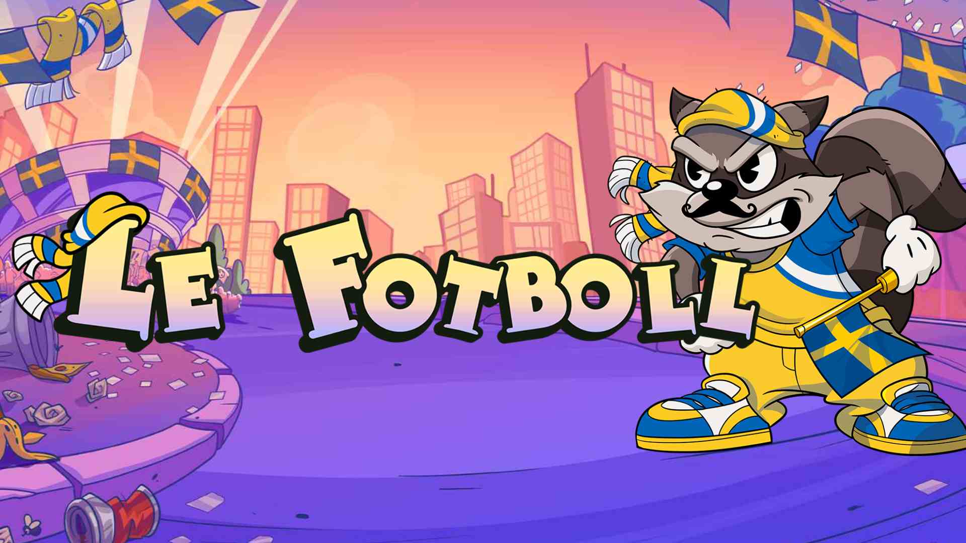 Le fotboll banner