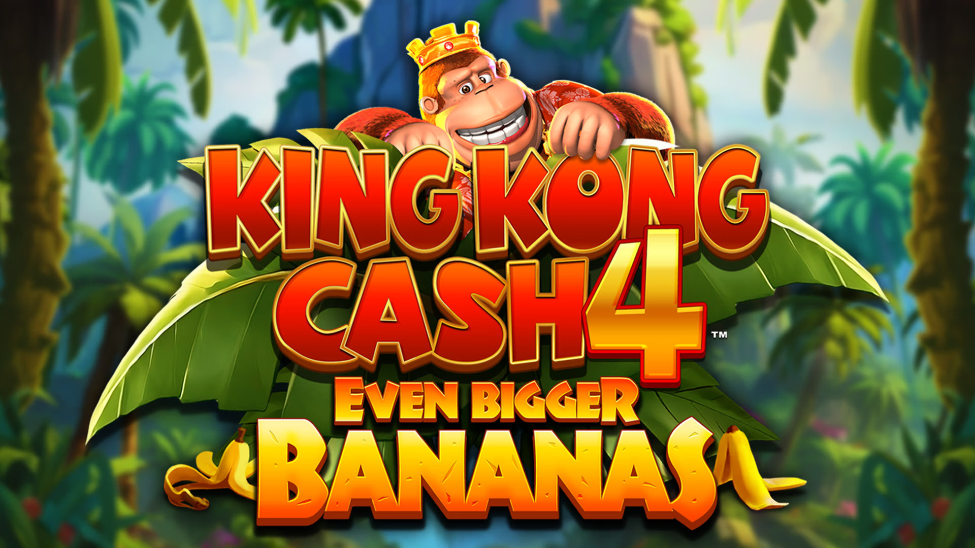 King Kong Cash Even Bigger Bananas 4 slot logotyp