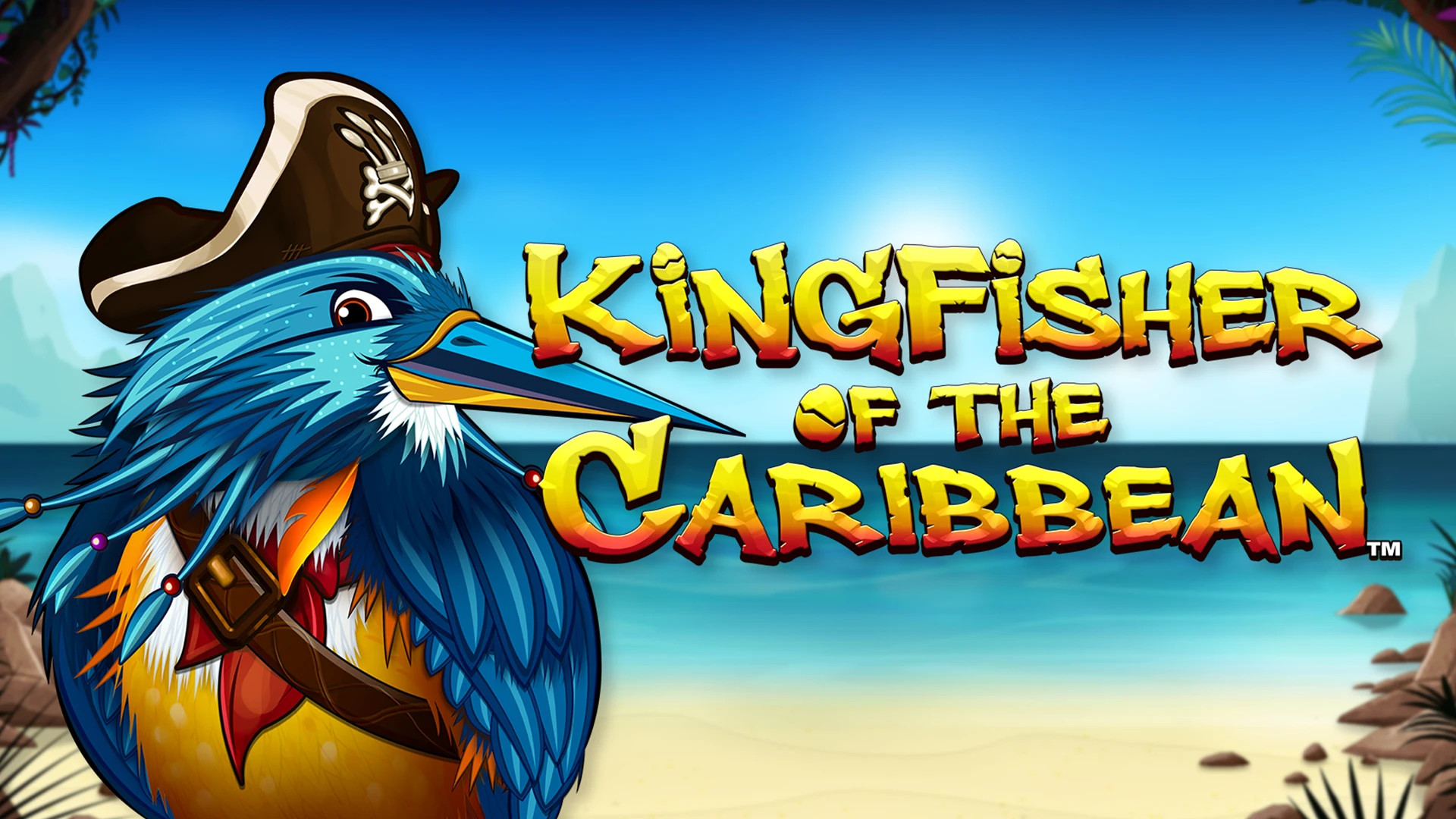 Kingfisher of the Caribbean slot med en kungsfiskare i pirathatt