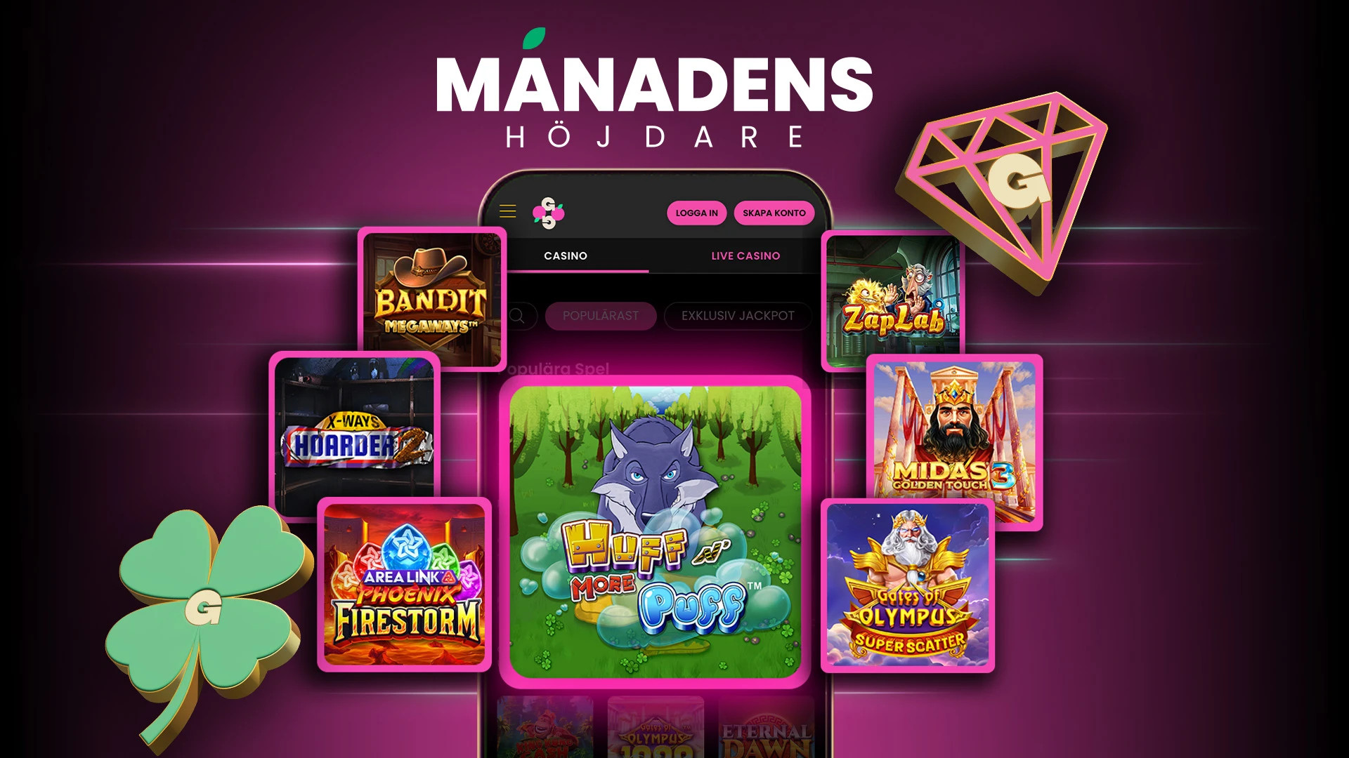 GoGoCasinos månadens höjdare slots för april 2025