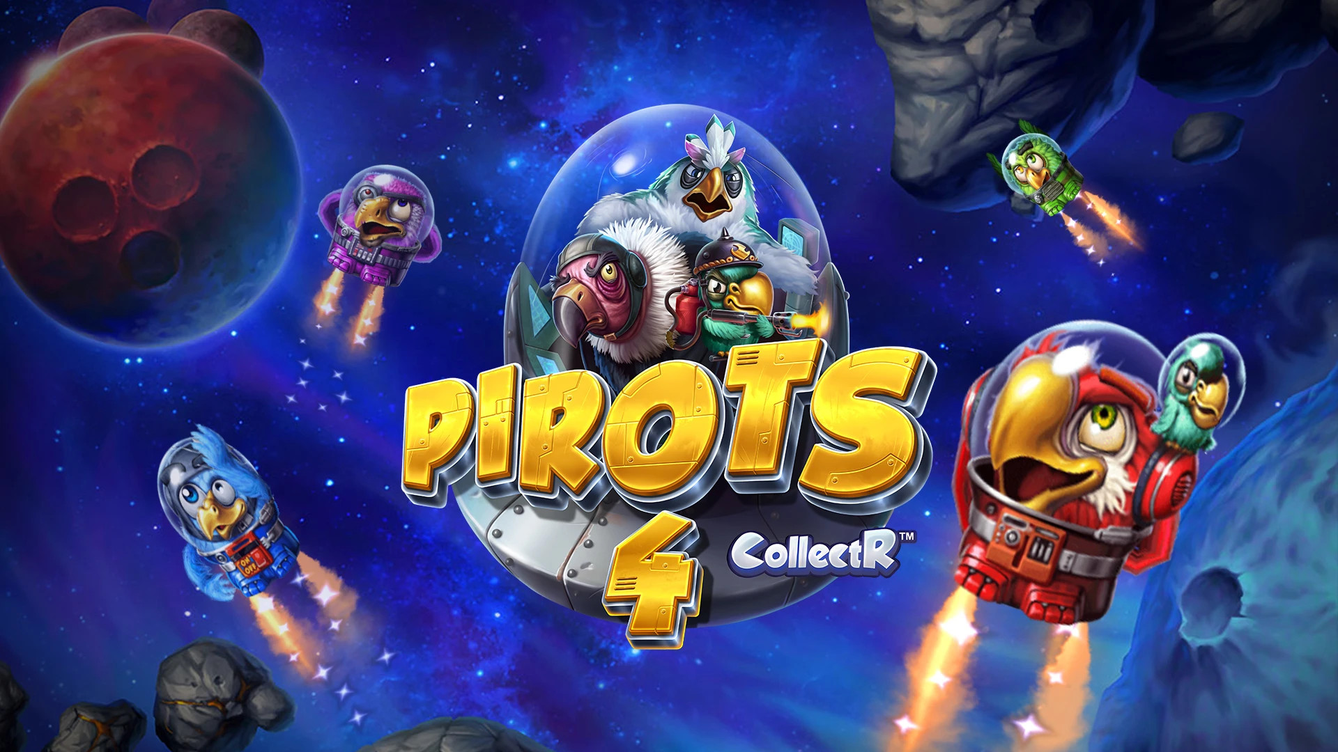 Pirots 4 slot logotyp