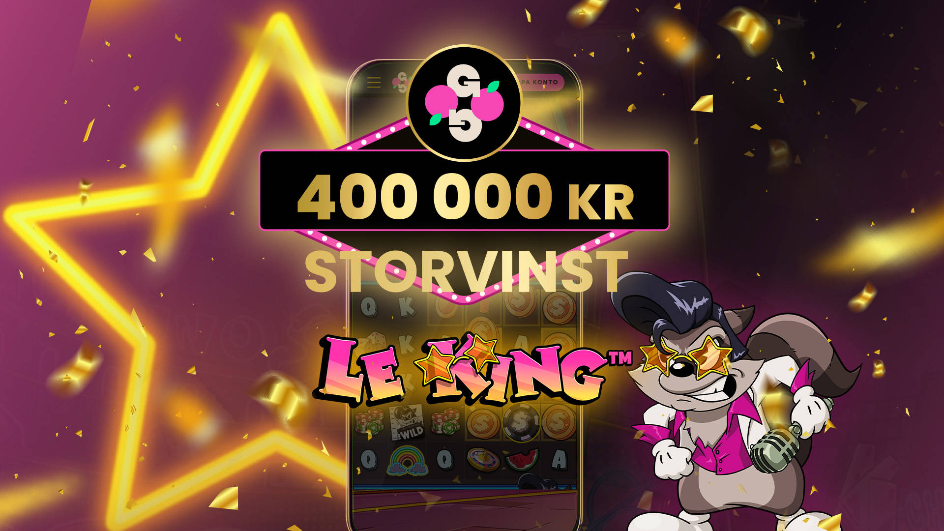 storvinst i Le King – 400 000 kronor!