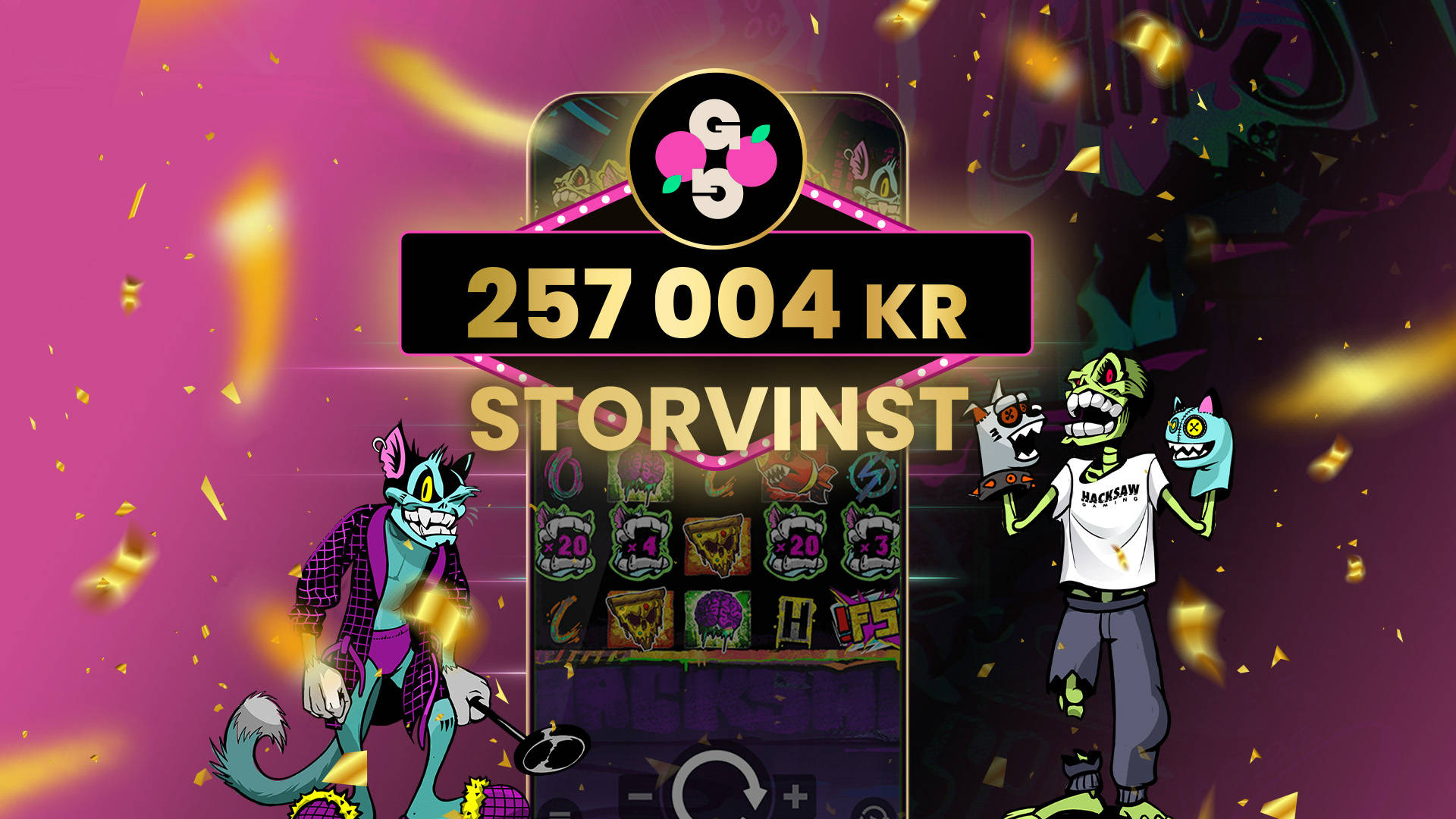 Storvinst i Chaos Crew 3 - 257 004 kronor!
