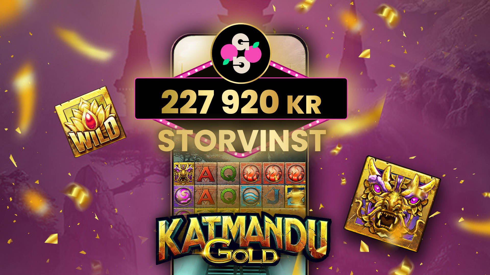 Storvinst på Katmandu Gold som gav 227 920 kronor.